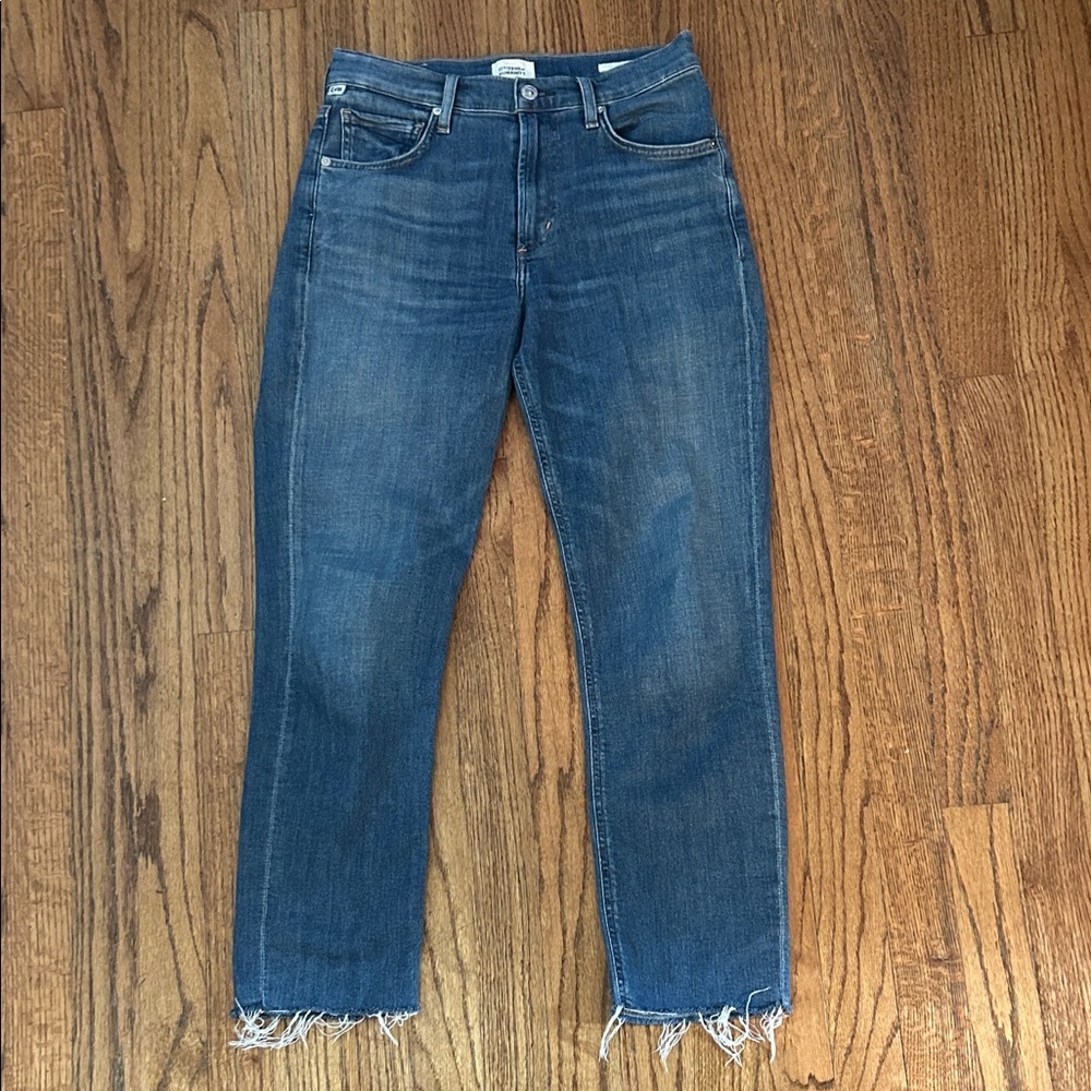 Citizens of Humanity | Isola straight leg raw hem jean/size 26